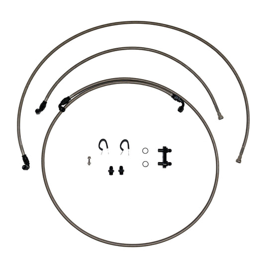 2011 GMC Sierra 2500 HD 6.0L, Quick Fix Transmission Set; Braided Stainless - SSTubes