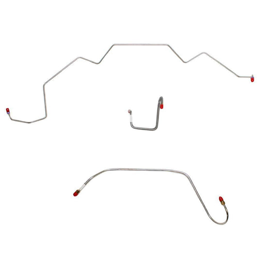 RKT6612OM- 66-70 Mopar B-Body Power Disc Front Brake Line Conversion Kit; Steel - SSTubes