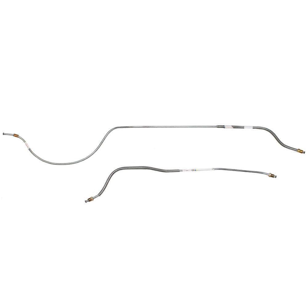 SRA5501OM- 55-56 Ford Thunderbird; 2pc Rear Axle Brake Line Set; Steel - SSTubes
