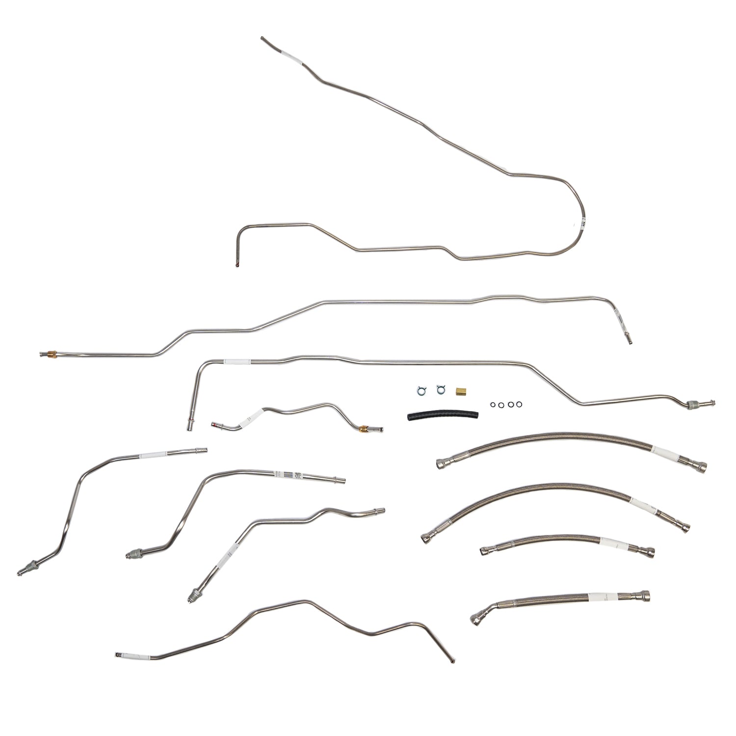 TGL9602SS- 96-99 Yukon 4wd, 4 Door, Gas Engine Fuel Line Kit; Stainless - SSTubes