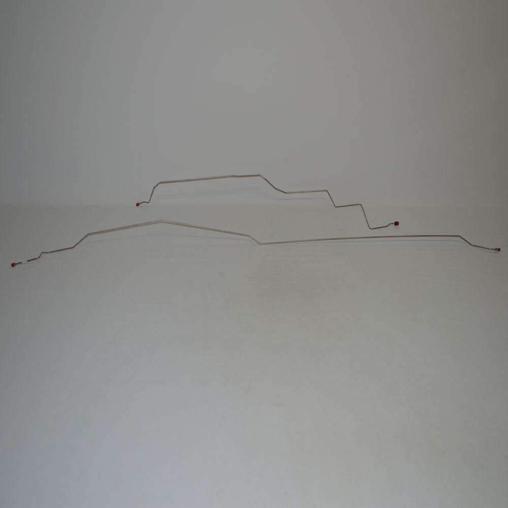 TIN0142SS- 01-03 Ford F-150 & 04 Heritage Rear Disc Extended Cab/Long Bed Made After 12/13/01 Intermediate Brake Line Kit; Stainless - SSTubes