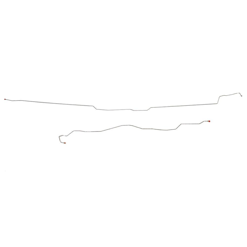TIN0245SS- 02-04 F-250/F-350 Super Duty AWABS Crew Cab w/ Long Bed Disc Brakes, Intermediate Brake Line; Stainless - SSTubes