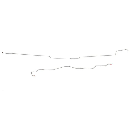 TIN0246OM- 02-04 F-250/F-350 Super Duty, Extended Cab/Short Bed, Intermediate Brake Line Kit; Steel - SSTubes