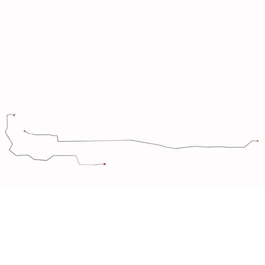 TIN0541SS- 05-07 F-250 Super Duty 4wd, Extended Cab/Long Bed Intermediate Brake Line; Stainless - SSTubes