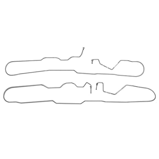 TIN1401OM - 2014-18 GM 1500 Truck, Extended Cab & Short Bed; Intermediate Brake Line Kit; Steel - SSTubes