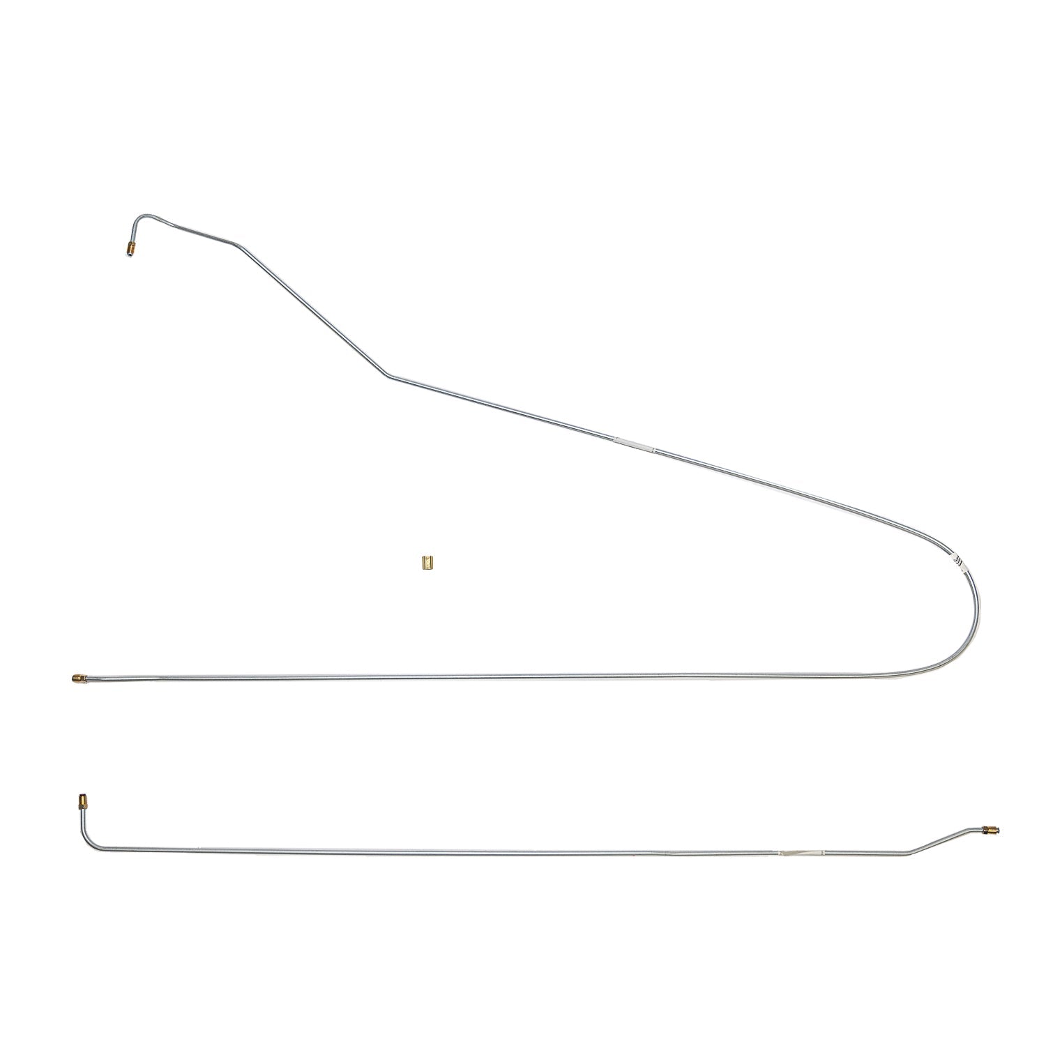 TIN6401SS- 63-66 C10 63-66 C1500 2wd Long Bed Intermediate Brake Line; Stainless - SSTubes