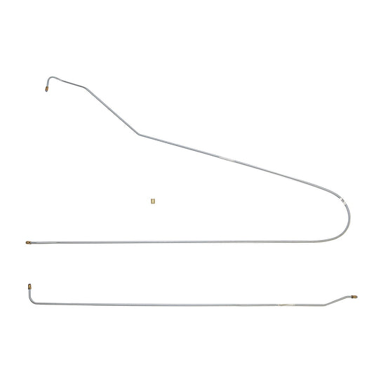TIN6401SS- 63-66 C10 63-66 C1500 2wd Long Bed Intermediate Brake Line; Stainless - SSTubes