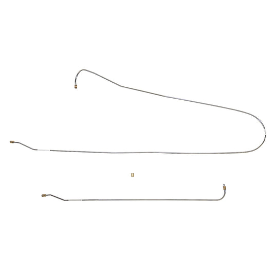 TIN6402SS- 63-66 C10 63-66 C1500 2WD Short Bed Intermediate Brake Line; Stainless - SSTubes