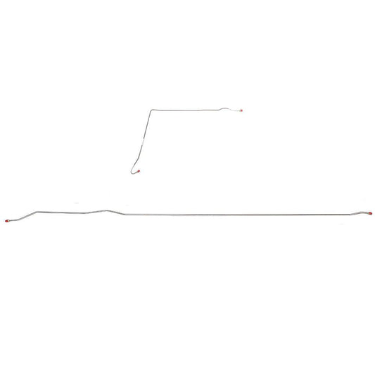 TIN7102OM- 71-72 C10 71-72 C1500 2wd Short  Bed Coil Springs (rear) Intermediate Brake Line; Steel - SSTubes