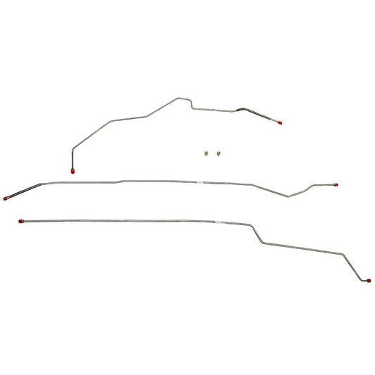 TIN9711OM- 98-00 S-10 98-00 Sonoma, Extended Cab/Short Bed, Intermediate Brake Line; Steel - SSTubes