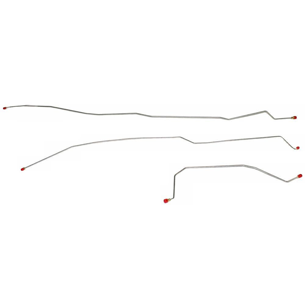 TIN9806OM- 98-05 GM S-Series Truck 2wd without ZR2 Package, Reg Cab, Short Bed, Intermediate Brake Line; Steel - SSTubes