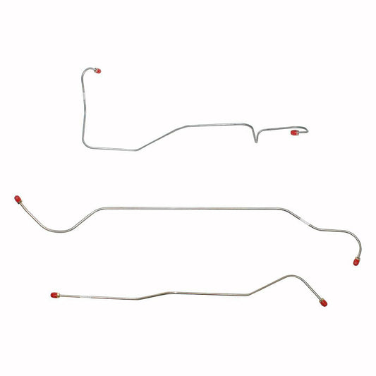 TKT5202OM- 52 Chevy/GMC 3/4 Ton Truck, Front 3pc Brake Line Set; Steel - SSTubes