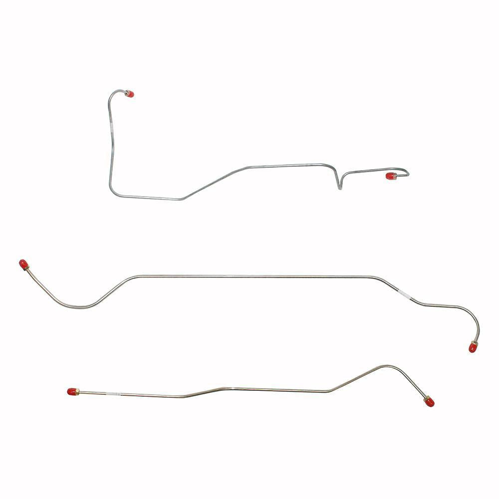 TKT5202SS- 52 Chevy/GMC 3/4 Ton Truck, Front 3pc Brake Line Set; Stainless - SSTubes