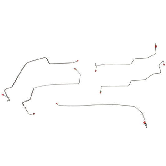 TKT9944OM- 99-01 F250/F350/F450/F550 Super Duty 00-01 Excursion, AWABS, Diesel Engine, Front Brake Line Kit, Steel - SSTubes