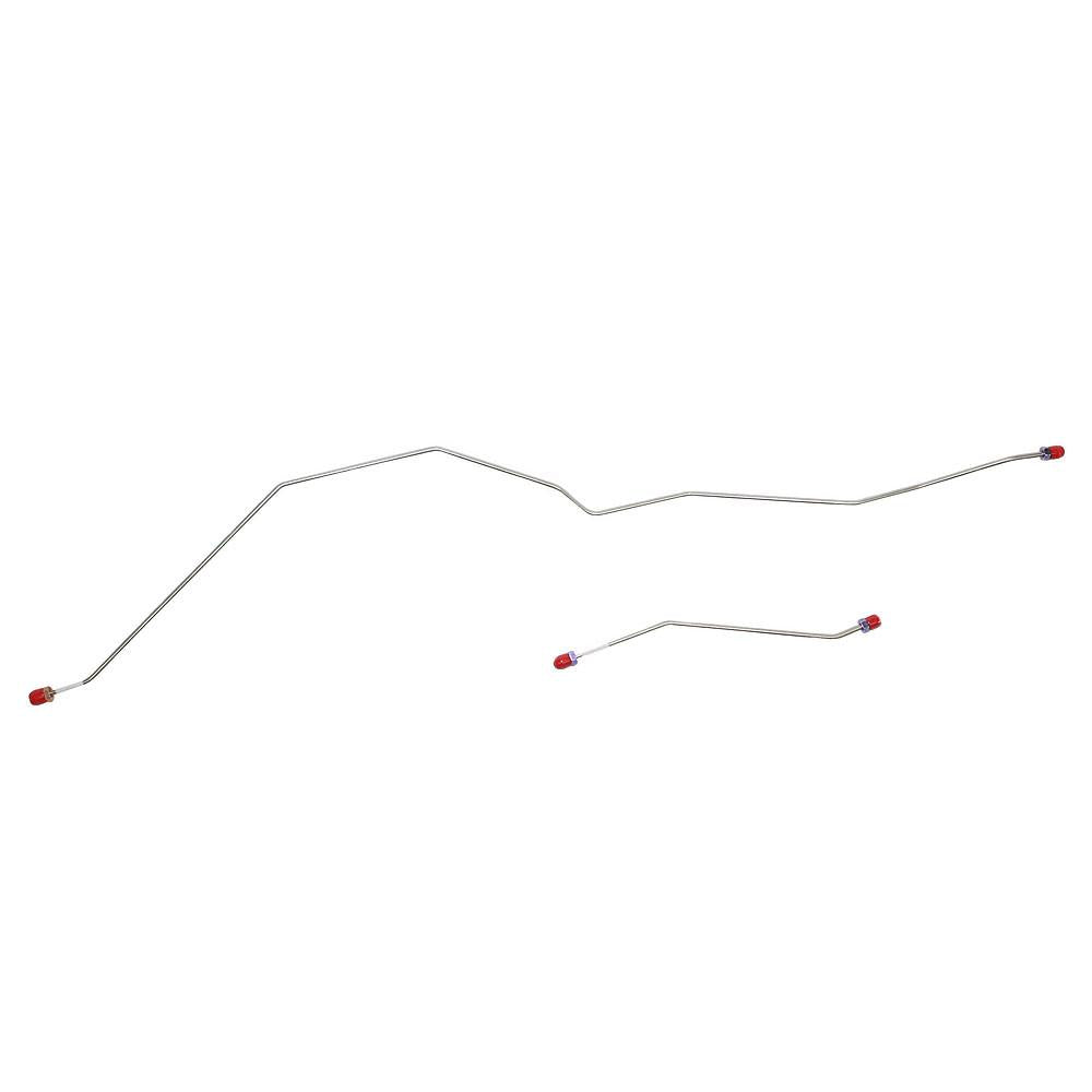 TRA0541OM- 05-07 F-250/F-350 Super Duty, Rear Axle Brake Lines; Steel - SSTubes
