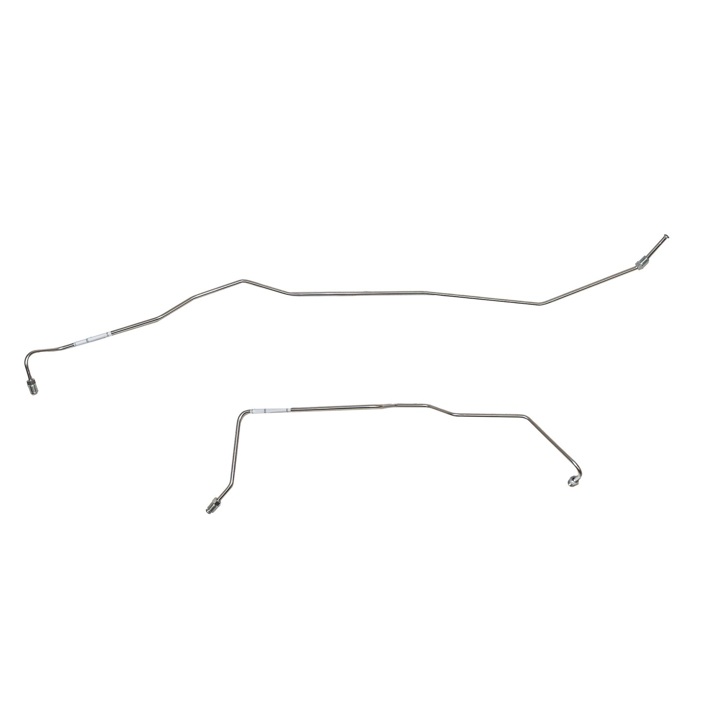 TRA0702OM- 08-12 GM 3500HD Cab & Chassis Dually Rear Axle Brake Lines; Steel