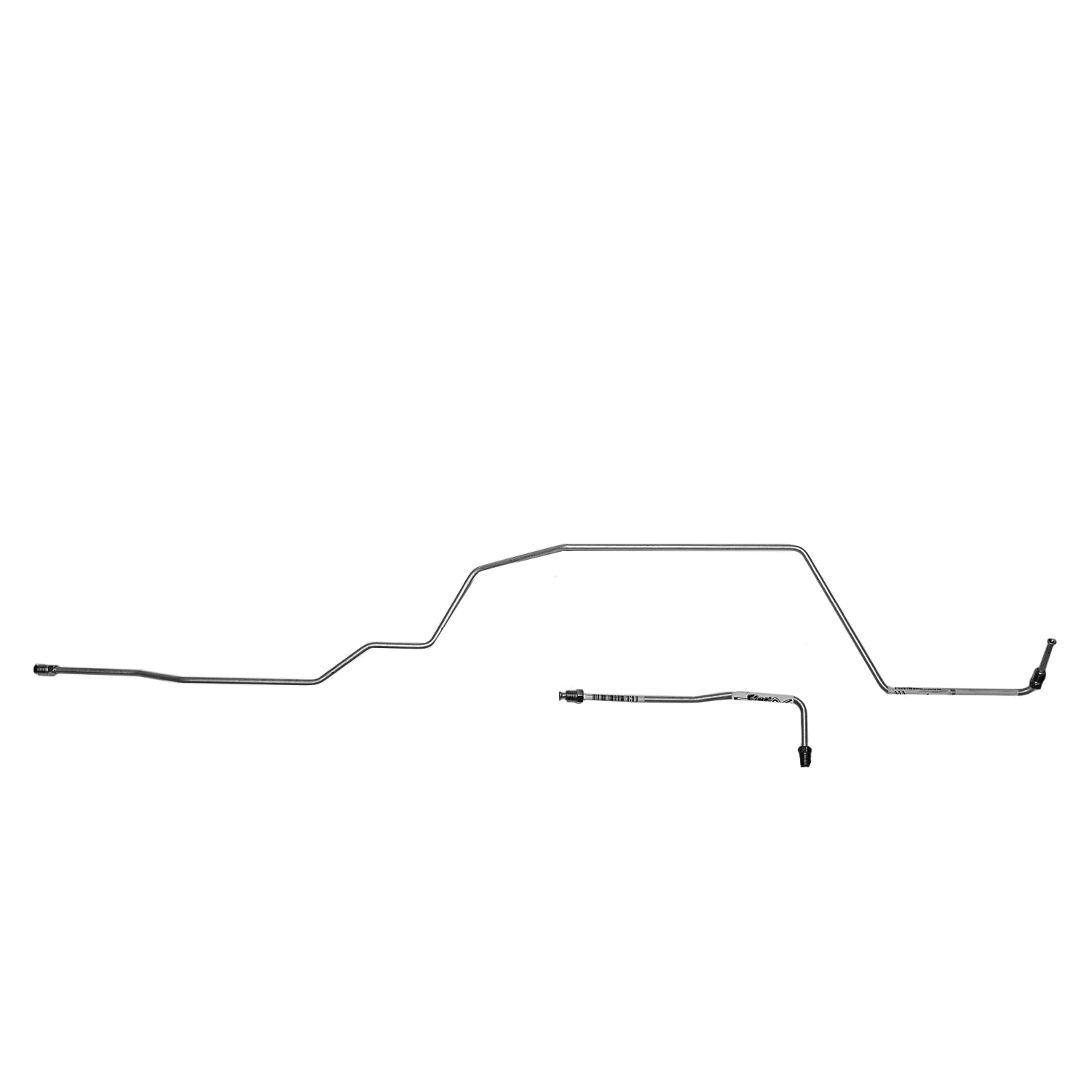 TRA1301SS- 12-13 Ford F-150 Rear Axle Brake Line Set; Stainless - SSTubes
