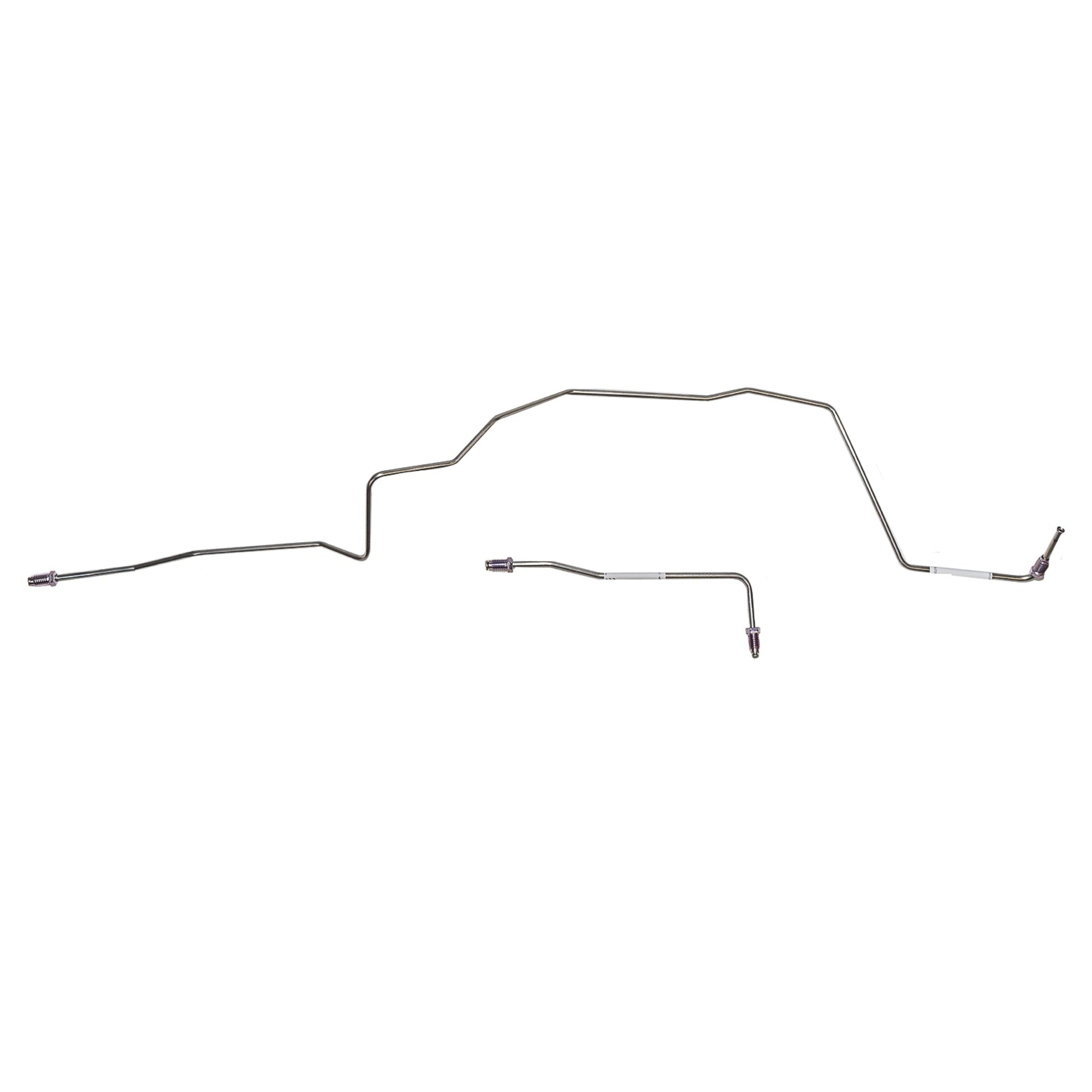 TRA1541SS - 15-17 Ford F-150 Rear Axle Brake Line Set; Stainless - SSTubes