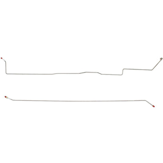 WIN0206SS- 02-05 Dodge Ram 1500, Ext Cab/Short Bed, 4x4, Intermediate Brake Lines; Stainless - SSTubes