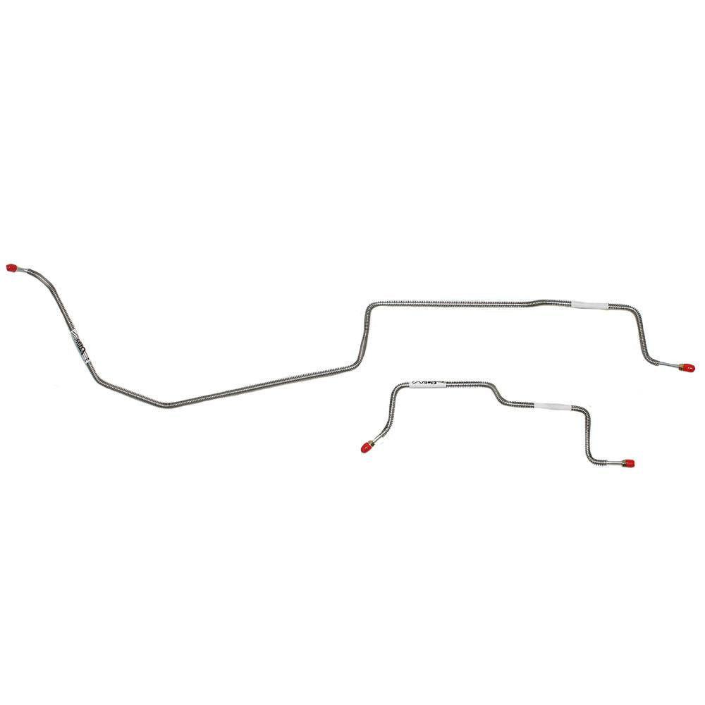 WRA9201SS- 81-93 Dodge W-250 4wd, RWABS, Rear Axle Brake Lines; Stainless - SSTubes
