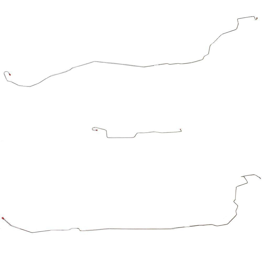 XIN0003SS - 00-05 Cavalier/Sunfire; Intermediate Brake Line Kit; Stainless - SSTubes
