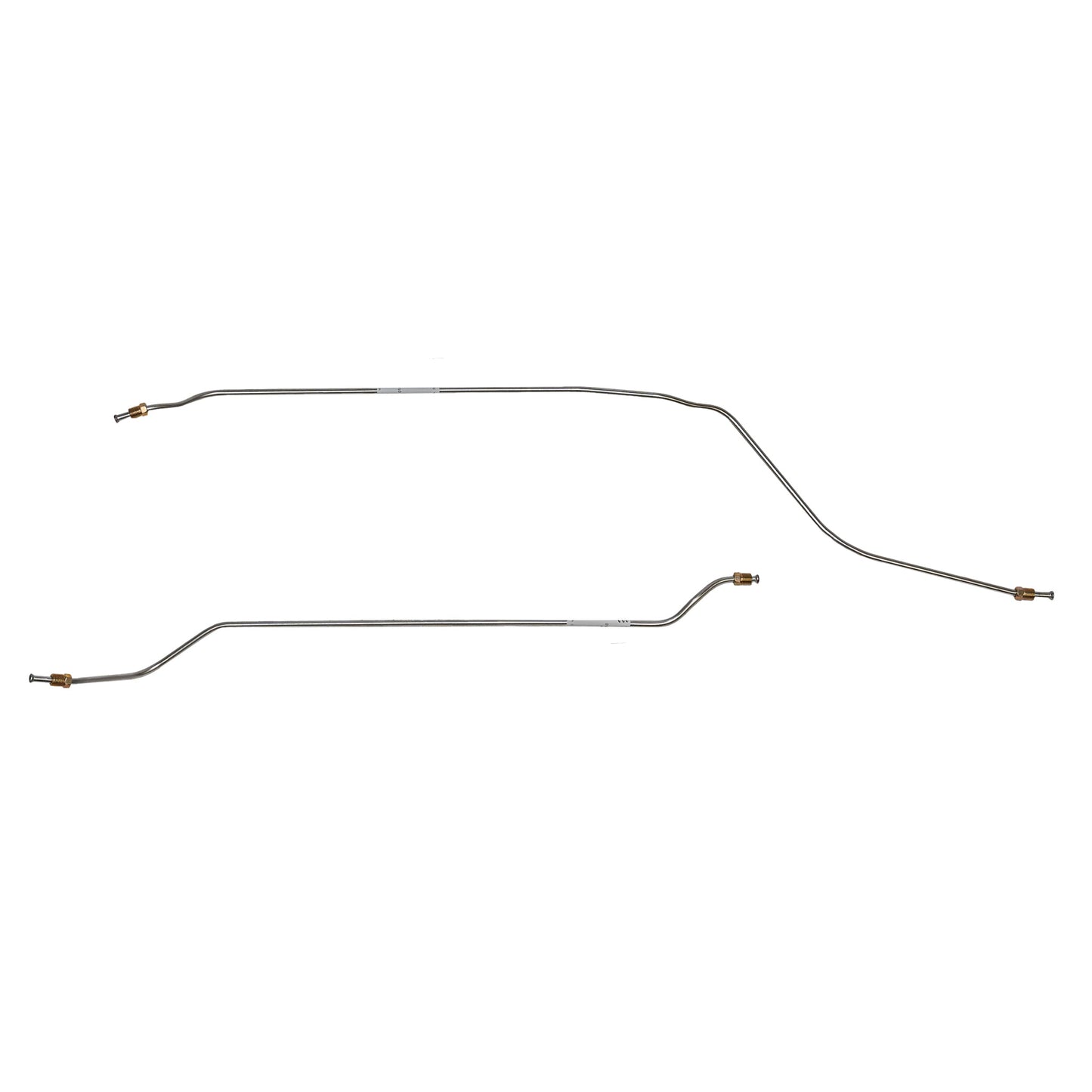 XRA6602OM- 66-67' Chevy Chevy II/Nova; 2pc Rear Axle Brake Line Set; Steel