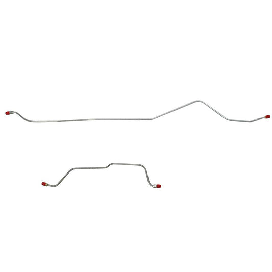 YRA6501SS- 64-69 Mopar A-Body, w/ 7 1/4 inch or 8 1/4 inch Axles; Rear Axle Brake Lines; Stainless - SSTubes