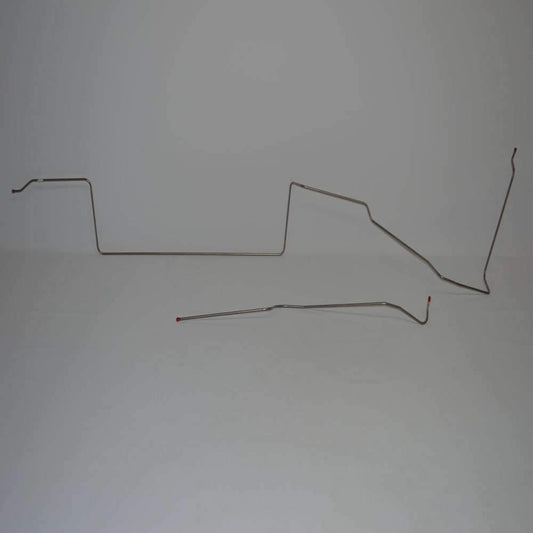 ZGL6703SS- 67 Ford Mustang 8cyl, 5/16" Tank to Pump Fuel Line, 2pc (Late); Stainless - SSTubes