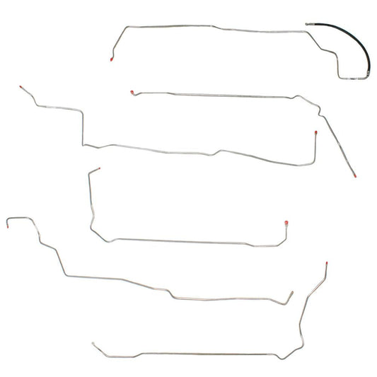 ZGL9404SS- 94-95 Ford Mustang GT, Fuel Line Kit; Stainless - SSTubes