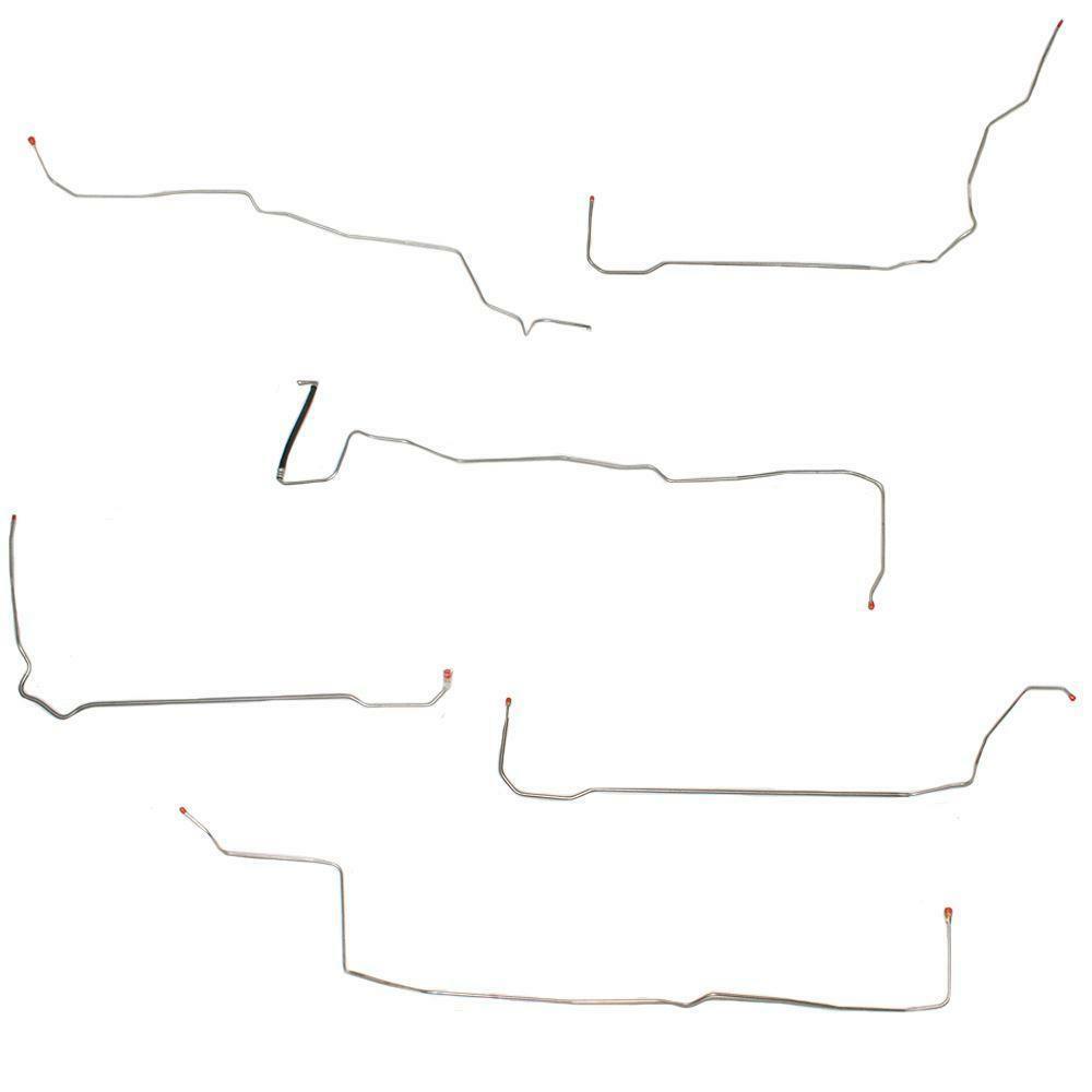 ZGL9604OM- 96-98 Ford Mustang GT, Fuel Line Kit; Steel - SSTubes