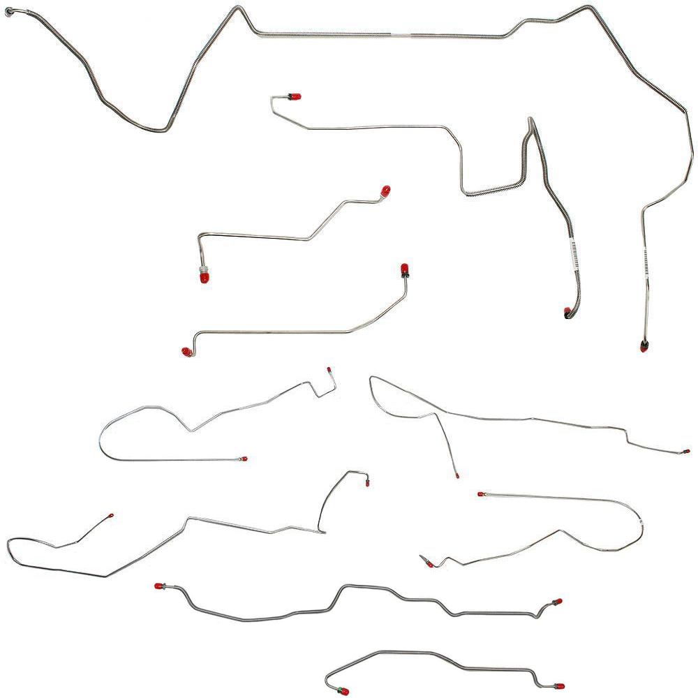 CBK0252SS - 95-97 Camaro, Traction Control; Complete Brake Line Kit; Stainless - SSTubes